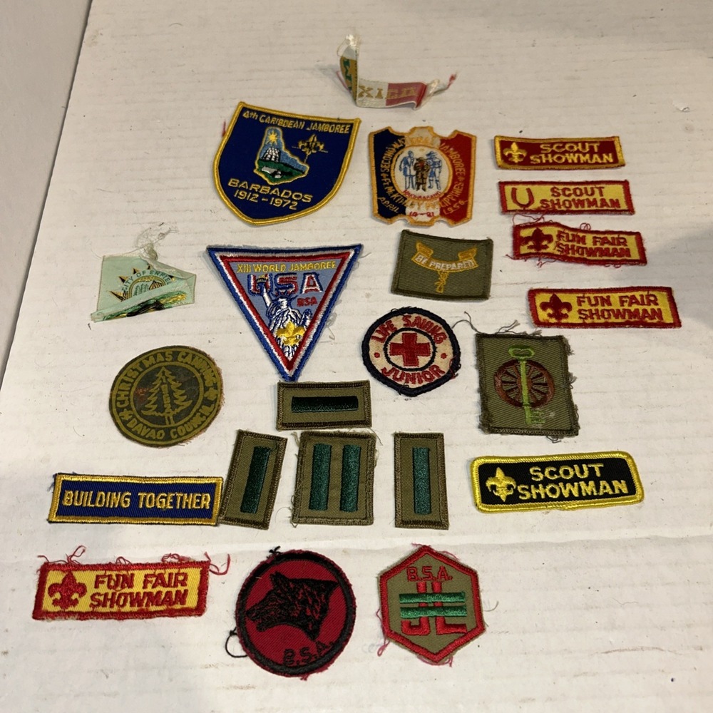 Vintage Boy Scouts‎ Of America Patch Lot Of 22 1960s-1970s B2